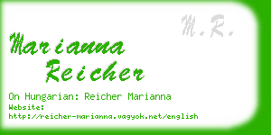 marianna reicher business card